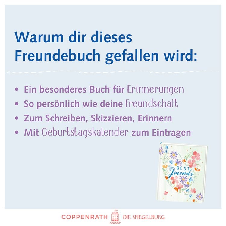Produktbild: Freundebuch: Handlettering - Best friends