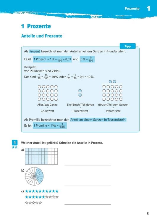 Produktbild: Klett 10-Minuten-Training Mathematik Prozente und Zinsen 6.-8. Klasse