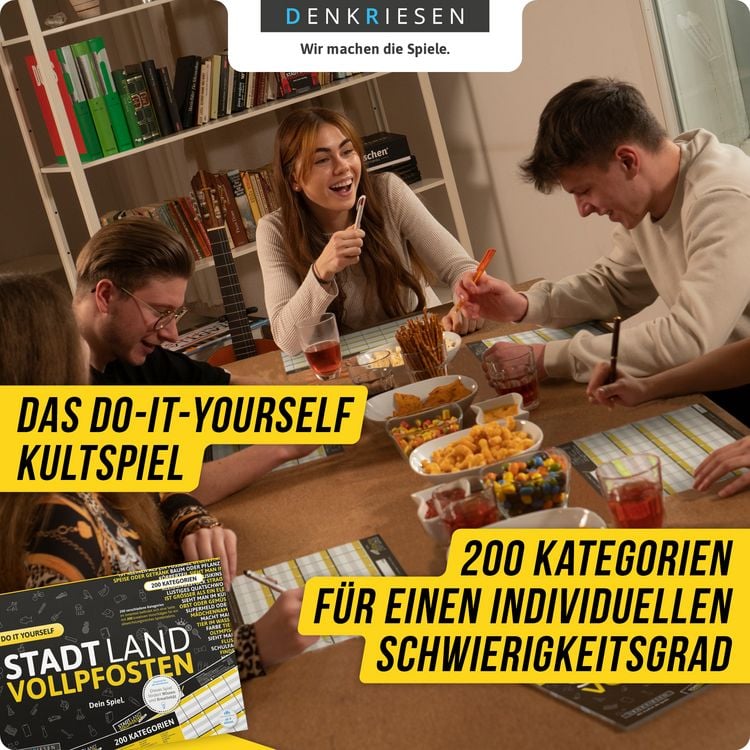 Produktbild: Denkriesen - Stadt Land Vollpfosten&reg; Do It Yourself Edition &ndash; "Dein Spiel."