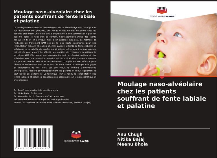 Produktbild: Moulage naso-alv&eacute;olaire chez les patients souffrant de fente labiale et palatine
