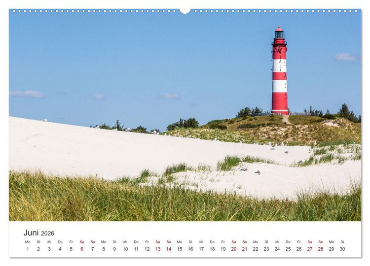Produktbild: Amrum - Perle der Nordsee (hochwertiger Premium Wandkalender 2026 DIN A2 quer), Kunstdruck in Hochglanz