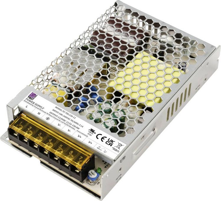 Produktbild: TRU COMPONENTS TC-13496752 Netzteil / Stromversorgung 12 V/DC 12.5A 150W