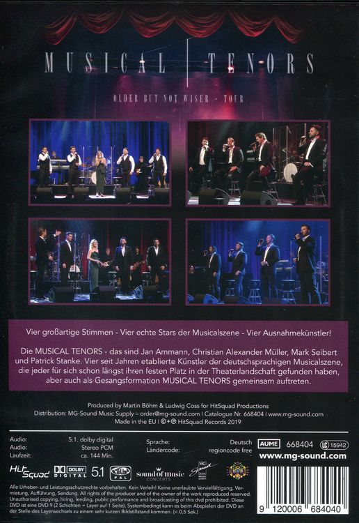 Produktbild: Musical Tenors - Older but not wiser - Tour