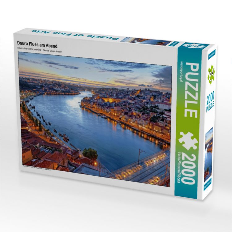 Produktbild: CALVENDO Puzzle Douro Fluss am Abend | 2000 Teile Lege-Gr&ouml;&szlig;e 90x67cm Foto-Puzzle f&uuml;r gl&uuml;ckliche Stunden