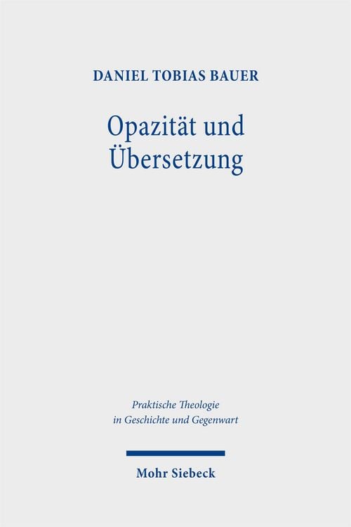 Produktbild: Opazit&auml;t und &Uuml;bersetzung