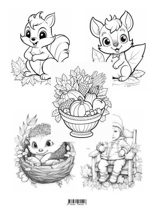 Produktbild: Herbstwunderland: Malbuch f&uuml;r kleine K&uuml;nstler
