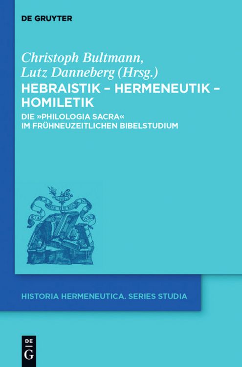 Produktbild: Hebraistik &ndash; Hermeneutik &ndash; Homiletik