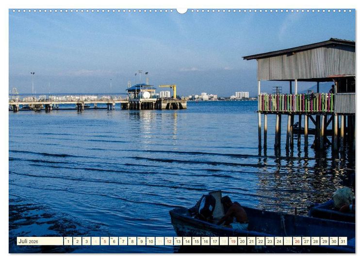 Produktbild: Unterwegs in Malaysia (Wandkalender 2026 DIN A2 quer), CALVENDO Monatskalender
