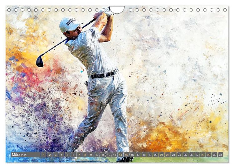 Produktbild: Kunst des Sports (Wandkalender 2026 DIN A4 quer), CALVENDO Monatskalender