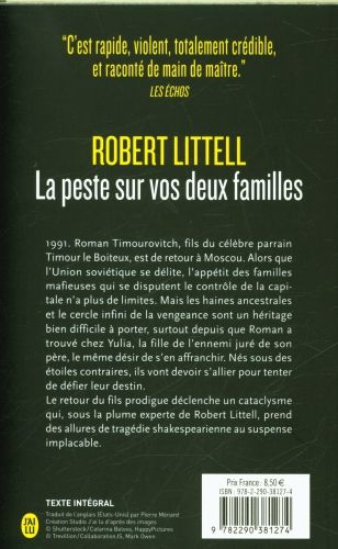 Produktbild: La peste sur vos deux familles : un roman au coeur de la mafia russe