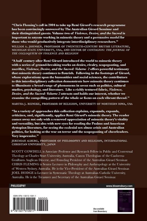 Produktbild: Violence, Desire, and the Sacred, Volume 2