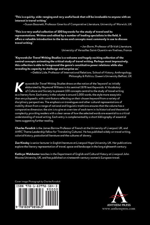 Produktbild: Keywords for Travel Writing Studies