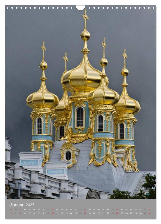 Produktbild: St. Peterburg und Umgebung (Wandkalender 2027 DIN A3 hoch), CALVENDO Monatskalender