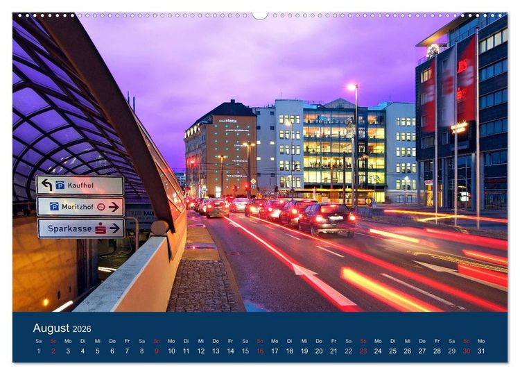 Produktbild: Chemnitz - Sachsen von seiner sch&ouml;nsten Seite (Wandkalender 2026 DIN A2 quer), CALVENDO Monatskalender