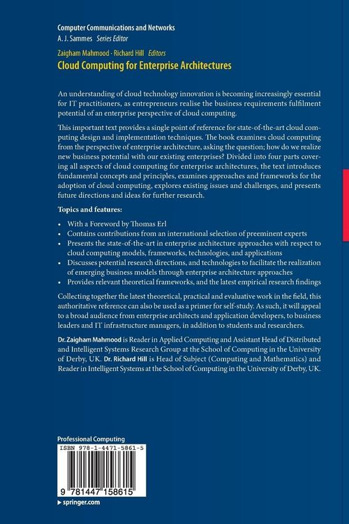 Produktbild: Cloud Computing for Enterprise Architectures