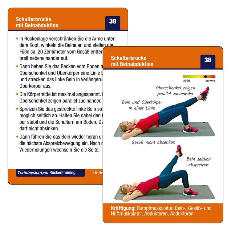 Produktbild: Trainingskarten: Funktionelles R&uuml;ckentraining