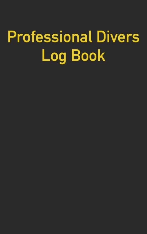 Produktbild: Professional Divers Log Book