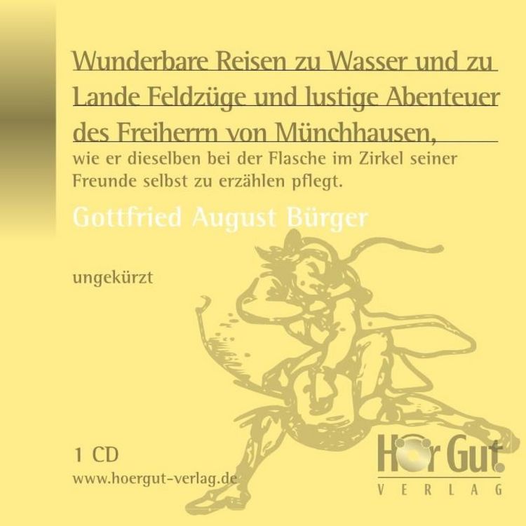 Produktbild: Wunderbare Reisen zu Wasser und zu Lande Feldz&uuml;ge und lustige Abenteuer des Freiherrn von M&uuml;nchhausen