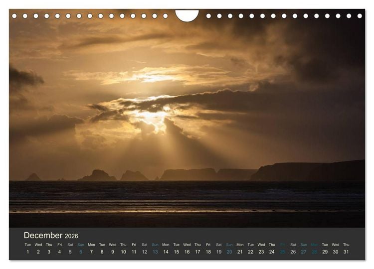 Produktbild: Brittany - Land of the sea - UK-Version (Wall Calendar 2026 DIN A4 landscape), CALVENDO 12 Month Wall Calendar