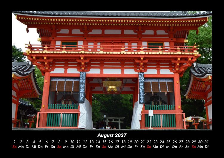 Produktbild: Tempel 2027 Fotokalender DIN A3