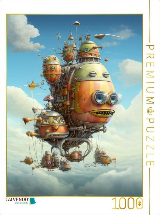 Produktbild: CALVENDO Puzzle Monstre | 1000 Teile Lege-Gr&ouml;&szlig;e 64x48cm Foto-Puzzle f&uuml;r gl&uuml;ckliche Stunden