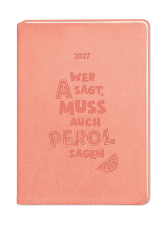 Produktbild: Terminplaner Lederlook 2027 Peach