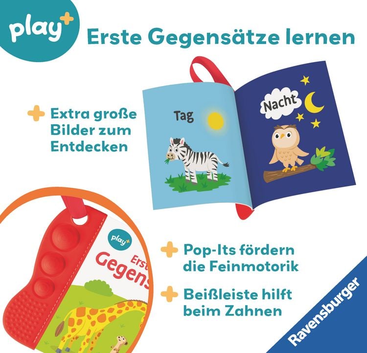 Produktbild: Play+ flip&pop Erste Gegens&auml;tze - ab 6 Monate