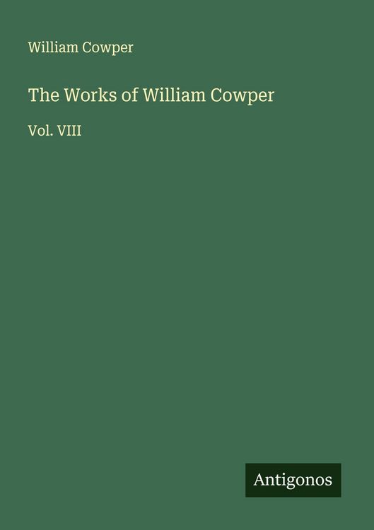 Produktbild: The Works of William Cowper