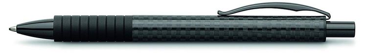 Produktbild: Faber-Castell Kugelschreiber Essentio Black Carbon, Mine B
