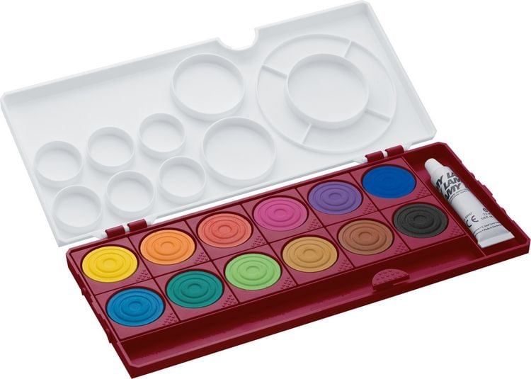 Produktbild: LAMY Malkasten Deckfarbkasten aquaplus multired, 12 Farben