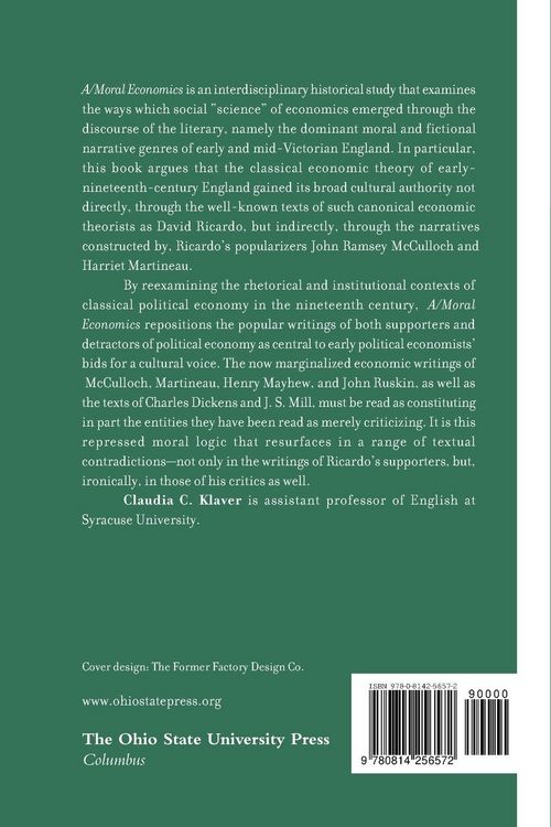 Produktbild: A/moral Economics