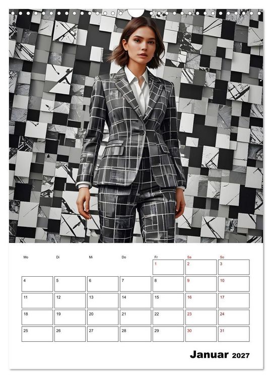 Produktbild: Schachspiel der Mode (Wandkalender 2027 DIN A3 hoch), CALVENDO Monatskalender