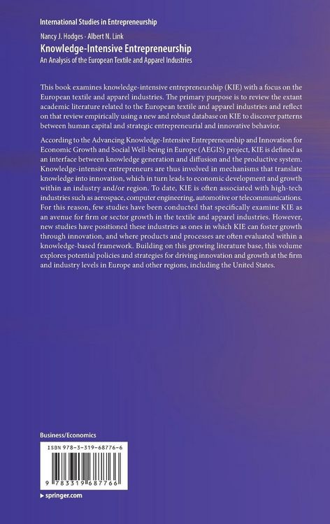 Produktbild: Knowledge-Intensive Entrepreneurship