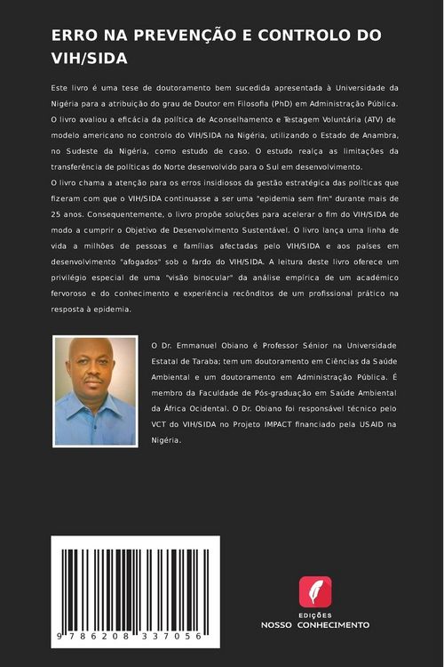 Produktbild: Erro Na Preven&ccedil;&atilde;o E Controlo Do Vih/sida