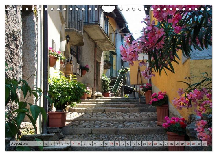 Produktbild: Isola dei Pescatori im Lago Maggiore (Wandkalender 2027 DIN A4 quer), CALVENDO Monatskalender