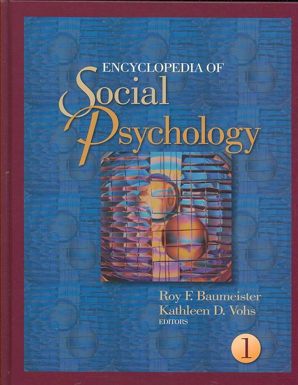 Produktbild: Encyclopedia of Social Psychology