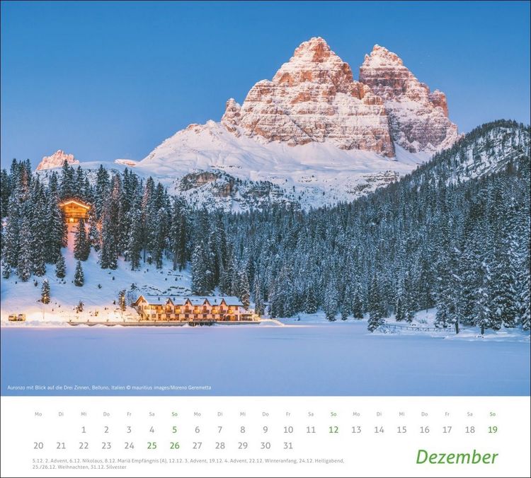 Produktbild: times&more Alpen Bildkalender 2027