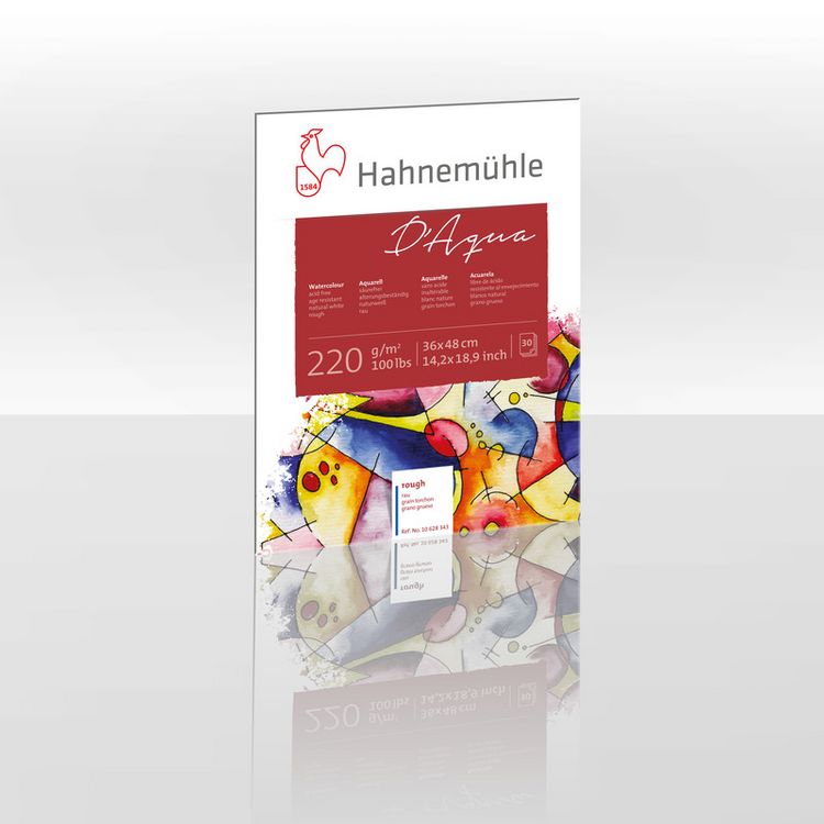 Produktbild: Hahnem&uuml;hle Papier D'Aqua, 36 x 48 cm, 220 g/m&sup2;