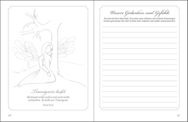 Produktbild: Manchmal verl&auml;sst uns ein Kind - Erinnerungsalbum f&uuml;r ein fr&uuml;h verstorbenes Kind