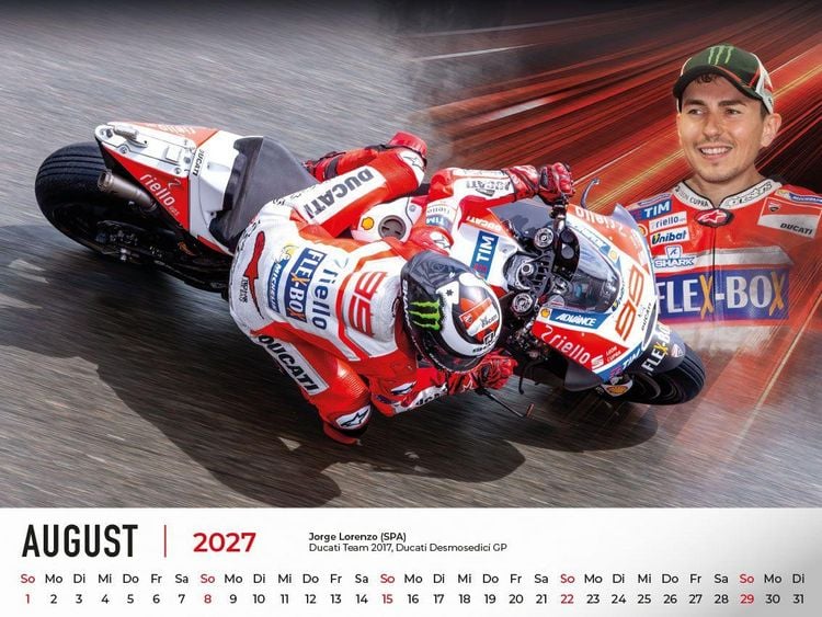 Produktbild: The Best of Ducati im Rennsport Kalender 2027