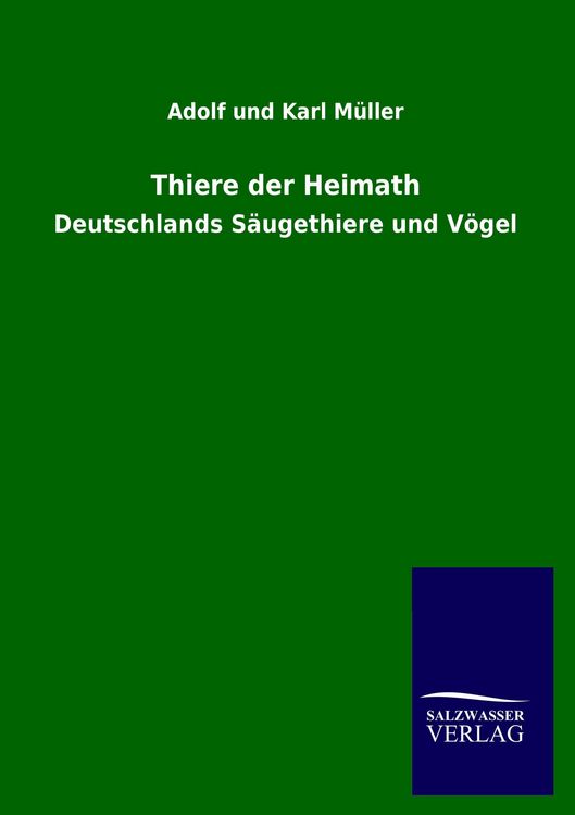 Produktbild: Thiere der Heimath