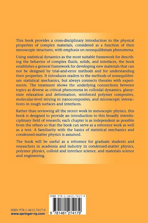 Produktbild: Mesoscopic Physics of Complex Materials