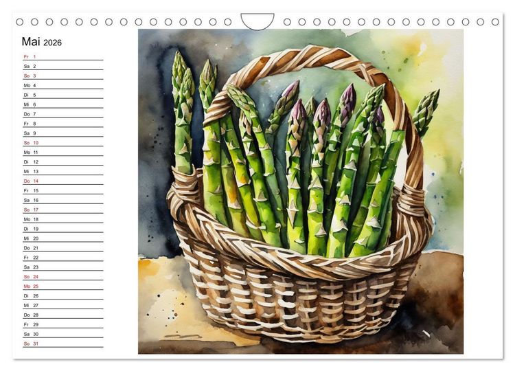 Produktbild: Frische Ernte (Wandkalender 2026 DIN A4 quer), CALVENDO Monatskalender
