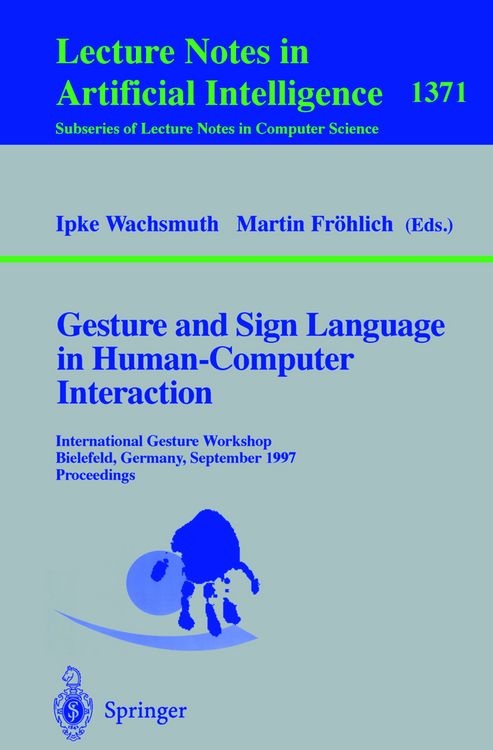 Produktbild: Gesture and Sign Language in Human-Computer Interaction