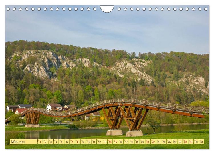 Produktbild: Br&uuml;cken im deutschsprachigen Raum (Wandkalender 2026 DIN A4 quer), CALVENDO Monatskalender