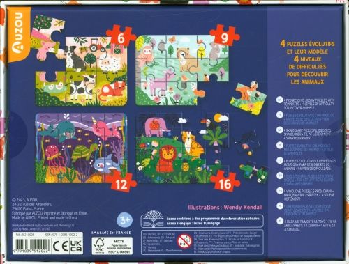 Produktbild: Mes 4 puzzles &eacute;volutifs