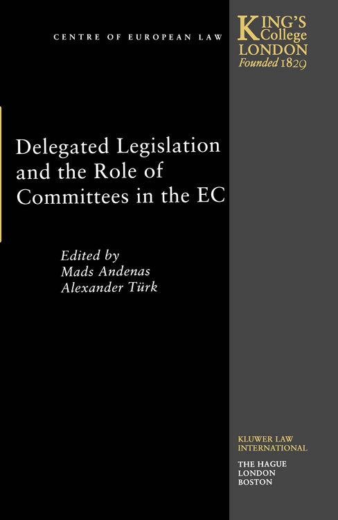 Produktbild: Delegated Legislation and the Role of Committees in the EC