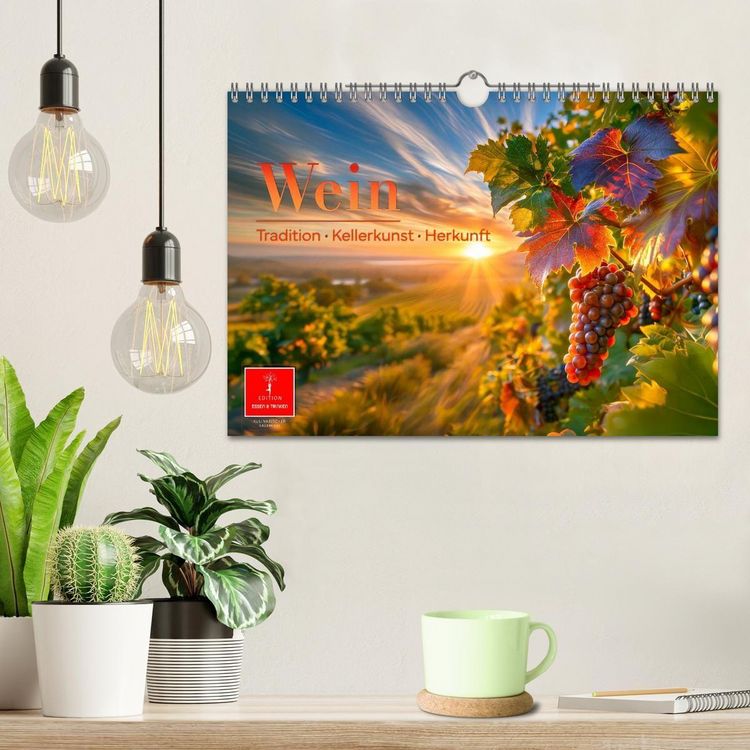 Produktbild: Wein - Tradition &middot; Kellerkunst &middot; Herkunft (Wandkalender 2027 DIN A4 quer), CALVENDO Monatskalender