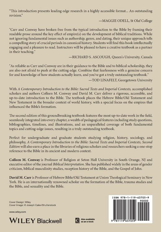 Produktbild: A Contemporary Introduction to the Bible