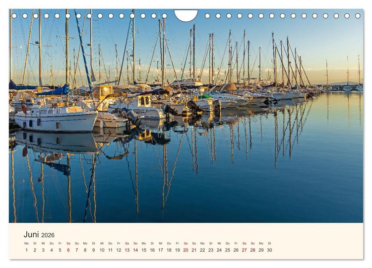 Produktbild: Wundersch&ouml;ne C&ocirc;te d'Azur (Wandkalender 2026 DIN A4 quer), CALVENDO Monatskalender